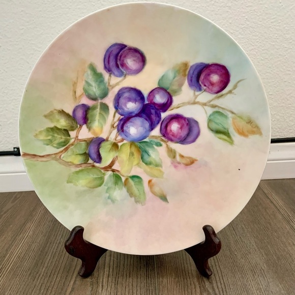 Vintage Hutschenreuther Selb Bavaria Hand Painting 10 Inch - Picture 1 of 8